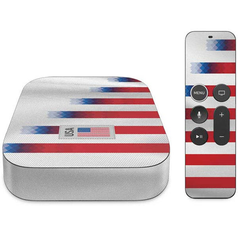 USA Soccer Flag Apple TV Skin
